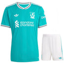 Conjunto Infantil Liverpool third verde 2025/26