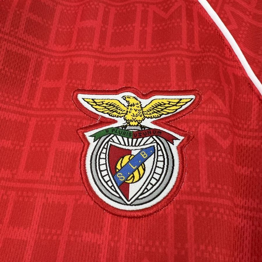 Camisola retrô vermelho principal 1990/91