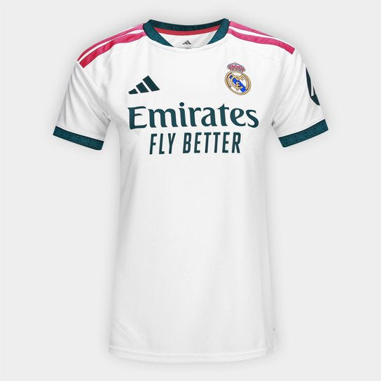 Camisola Real Madrid FEMININA branca Home 2026/27