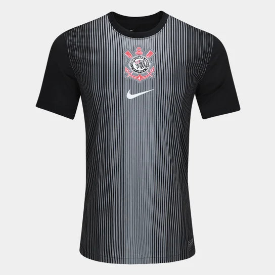 Camisola Corinthians guarda redes - preta e cinza 2025/26