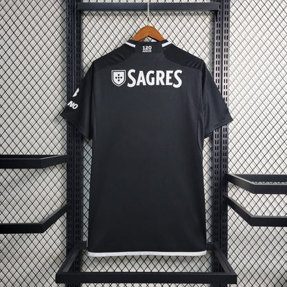 Camisola S L B retrô alternativa preta 2023/24