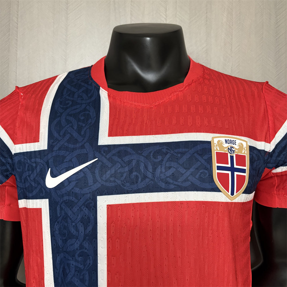 Camisola Seleção da Noruega principal vermelha 2026 - PLAYER
