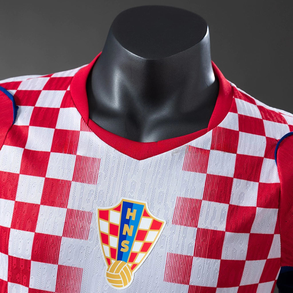 Camisola Croácia principal copa do mundo 2026 branca/vermelha - PLAYER
