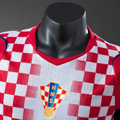 Camisola Croácia principal copa do mundo 2026 branca/vermelha - PLAYER