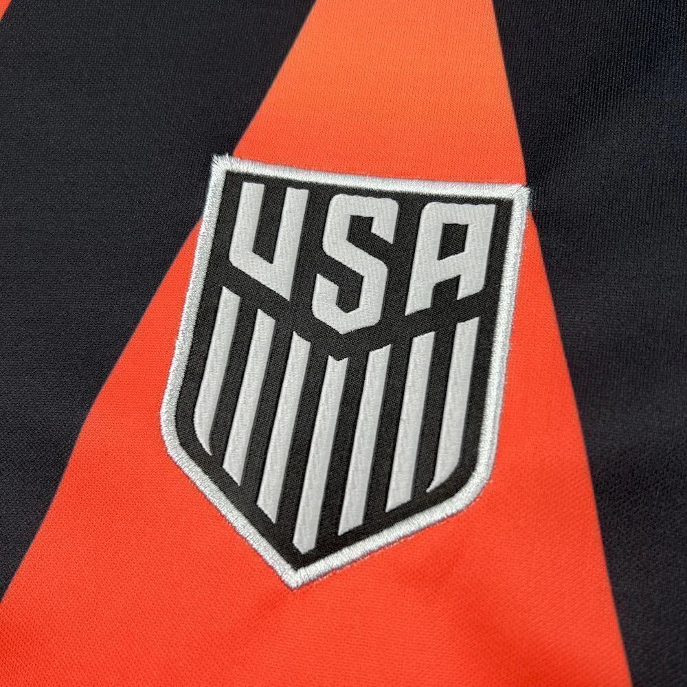 Camisola Estados Unidos EUA guarda redes manga longa Copa do Mundo 2026 - laranja e preta