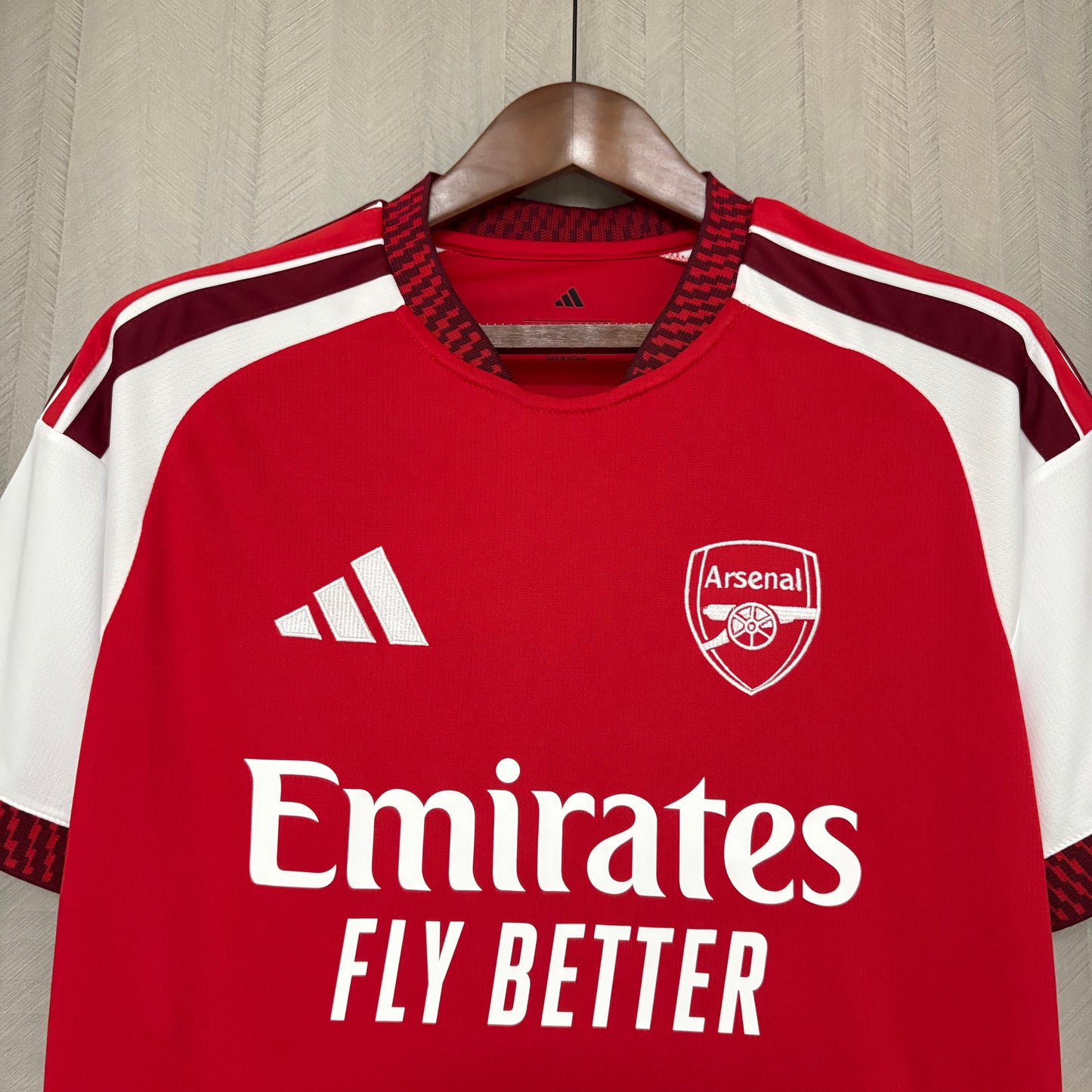 Camisola Arsenal principal vermelha 2026/27