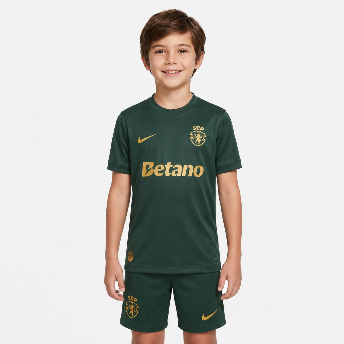 Conjunto Infantil Sporting CP 120 Anos Verde 2026/27 – imagem 2