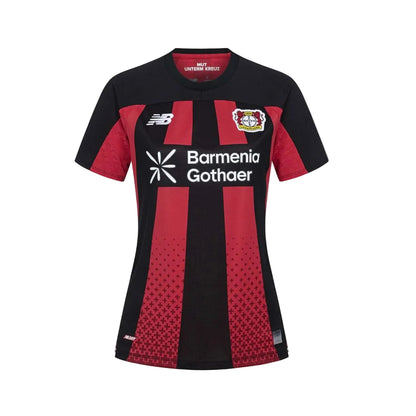 Camisola Bayer Leverkusen Feminina principal preta/vermelha 2026/27