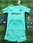 Conjunto infantil terceiro equipamento verde 2025/26 - LANÇAMENTO