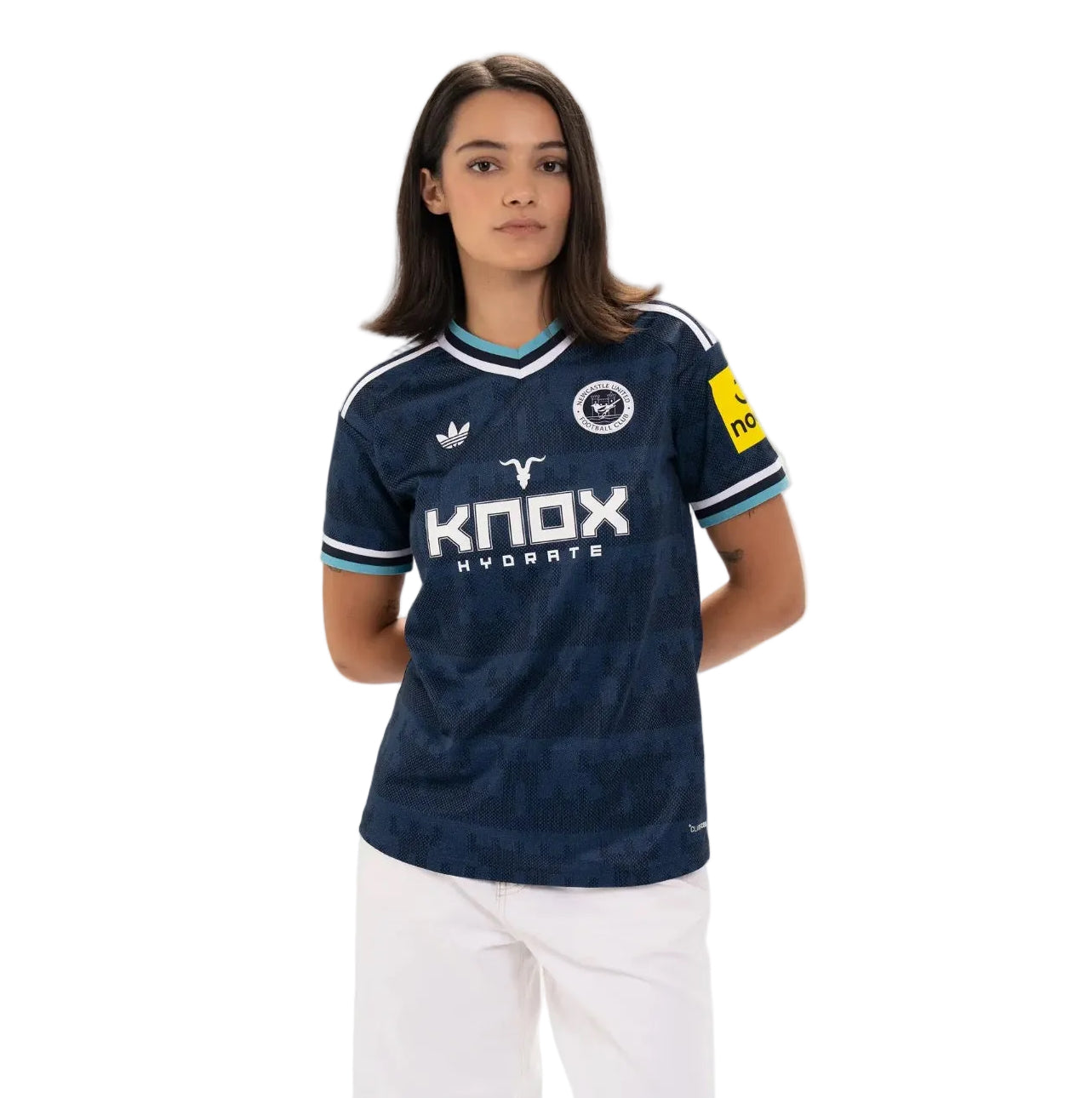 Camisola Feminina Newcastle alternativa azul 2026/27