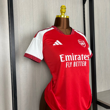 Camisola FEMININA principal vermelha 2026/27