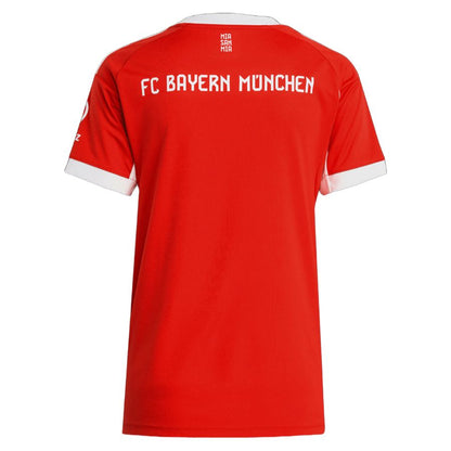 Camisola Bayern De Munique FEMININA principal vermelha 2025/26