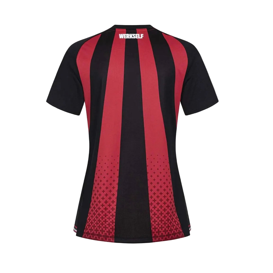 Camisola Bayer Leverkusen Feminina principal preta/vermelha 2026/27