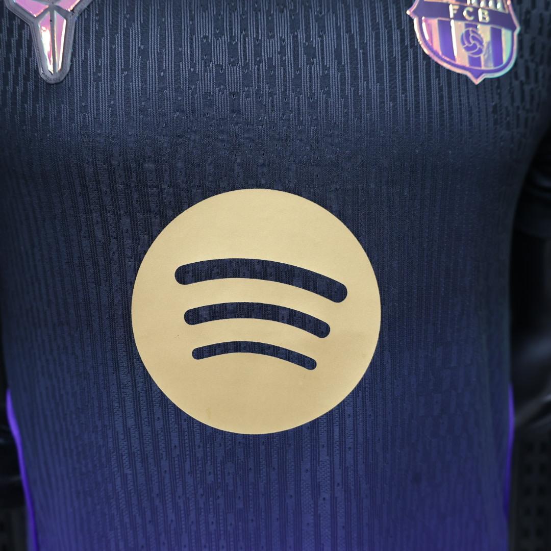 Camisola Barcelona alternativa preta/roxa 2026/27 - PLAYER