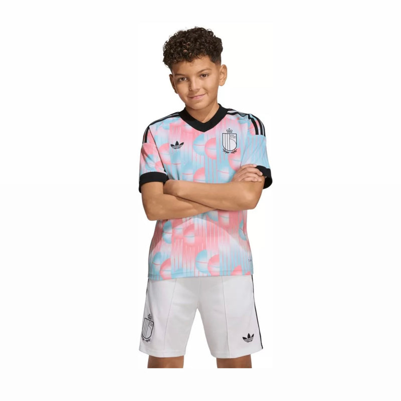 Conjunto infantil Seleção Bélgica alternativa COPA DO MUNDO 2026