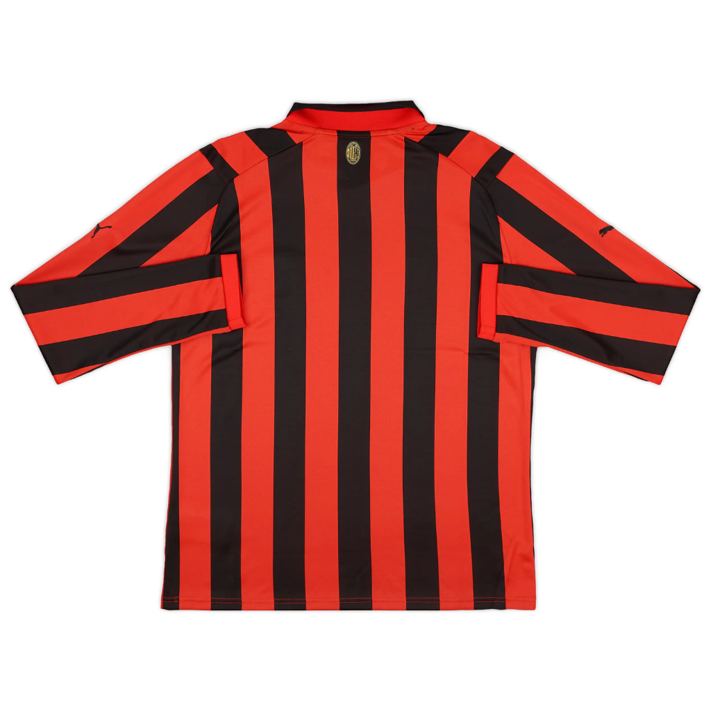 Camisola AC Milan 125 anos vermelha/preta - MANGA LONGA
