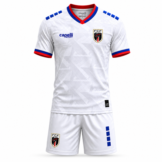 Conjunto Infantil Cabo Verde alternativa Copa do mundo 2026 - branca