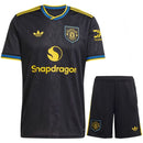Conjunto Infantil Manchester United terceiro equipamento 2025/26