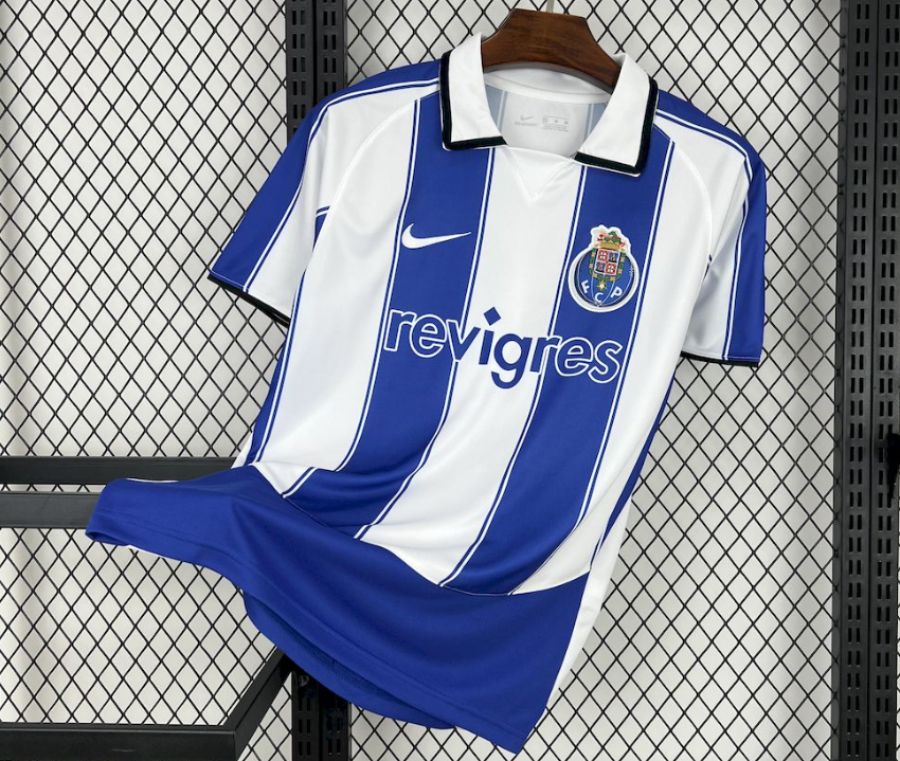 Camisola retro 2003/04 - azul e branca