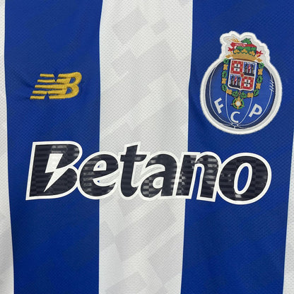 Camisola primeiro equipamento azul/branco 2025/26 simbolo bordado