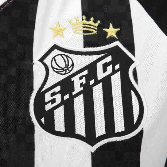 Camisola Santos Away 2025/26 branca/preto