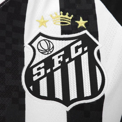 Camisola Santos Away 2025/26 branca/preto