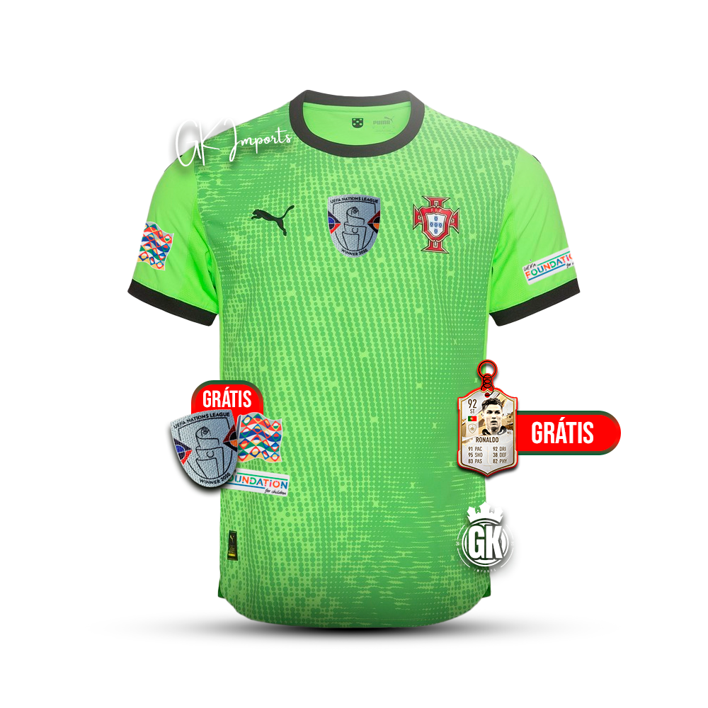 Camisola Seleção Portugal guarda redes verde 2025
