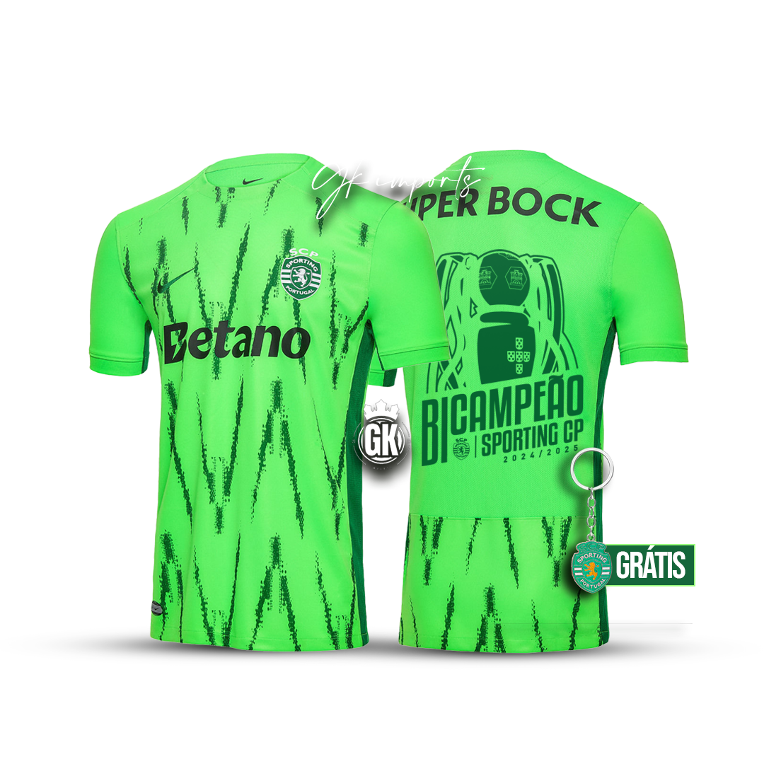 Camisola BICAMPEÃO verve limão 2024/25