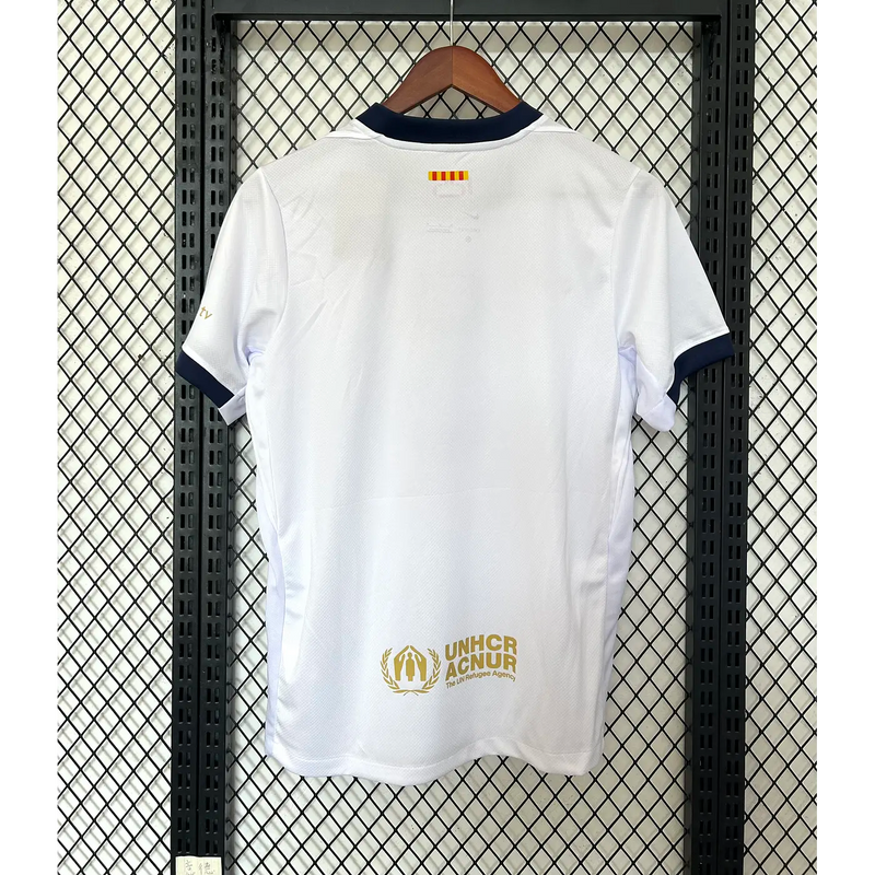 Camisola Barcelona away branca 2025/26