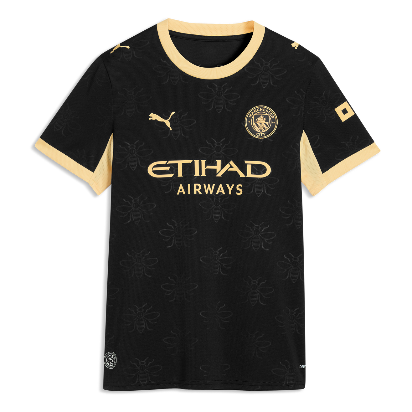 Camisola Manchester City Feminina alternativa preta 2026/27