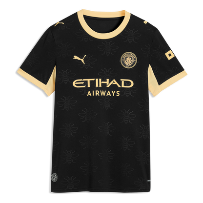 Camisola Manchester City Feminina alternativa preta 2026/27