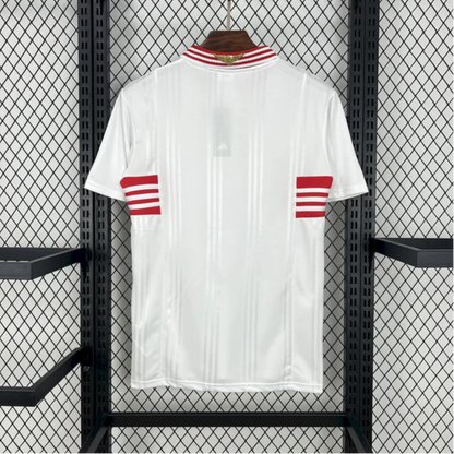 Camisola retrô branca alternativa 1997/98