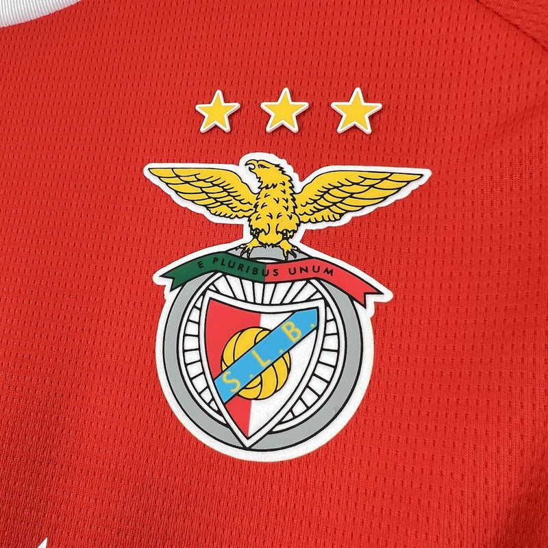 Camisola principal MANGA COMPRIDA vermelha 2025/26 - LANÇAMENTO