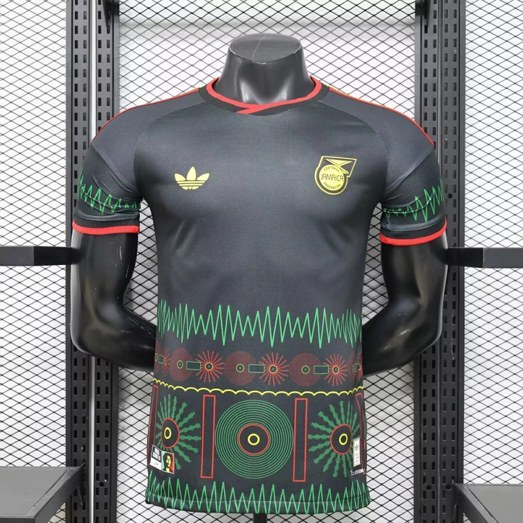 Camisola Jamaica alternativa copa do mundo 2026 preta - PLAYER
