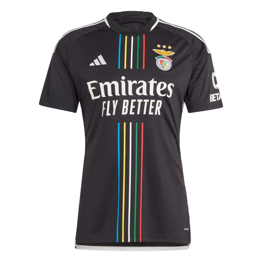 Camisola S L B retrô alternativa preta 2023/24