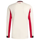 Camisola Liverpool alternativa branca 2025/26 - MANGA LONGA