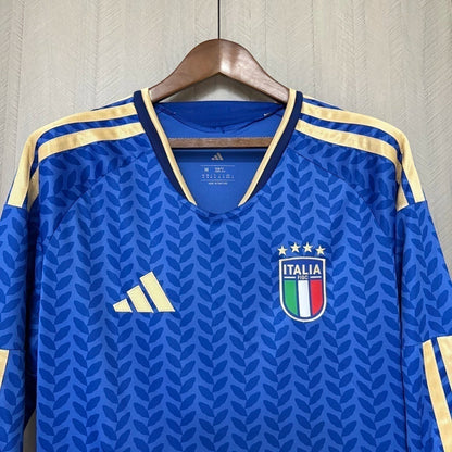 Camisola Seleção da Itália MANGA LONGA principal azul - Copa do Mundo 2026