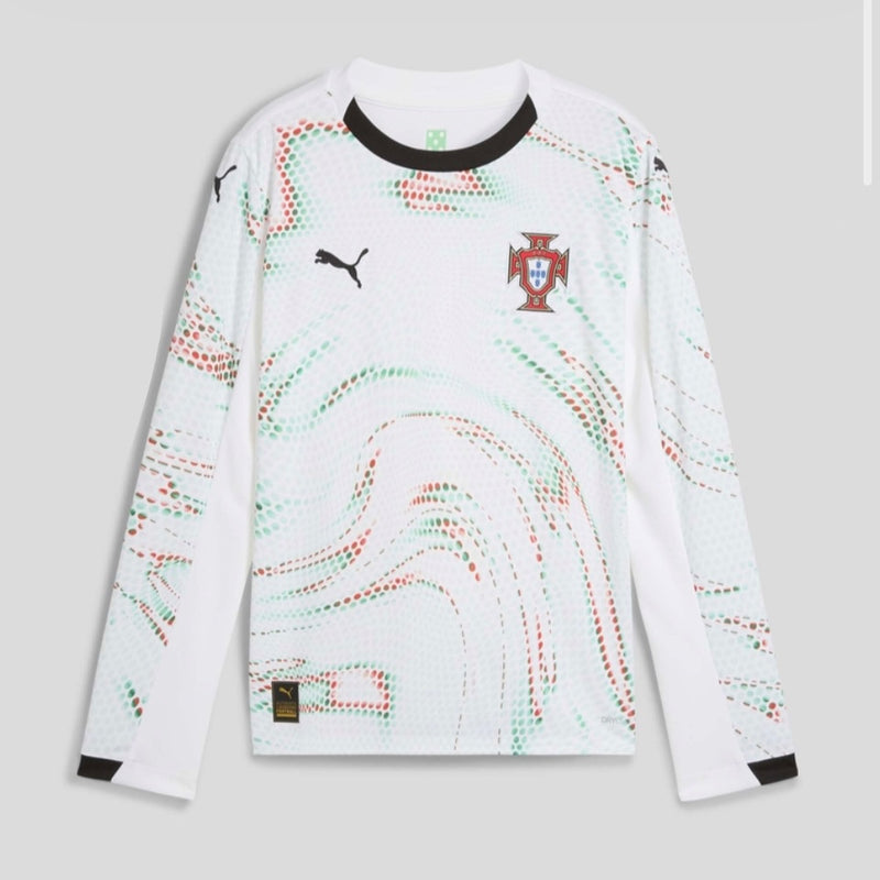 Camisola Seleção Portugal branca alternativa 2025 - MANGA LONGA