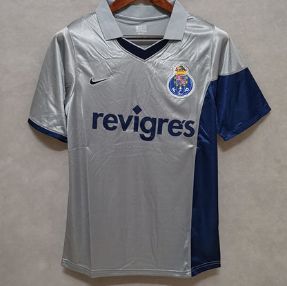 Camisola retro 2001/02 - cinza/azul