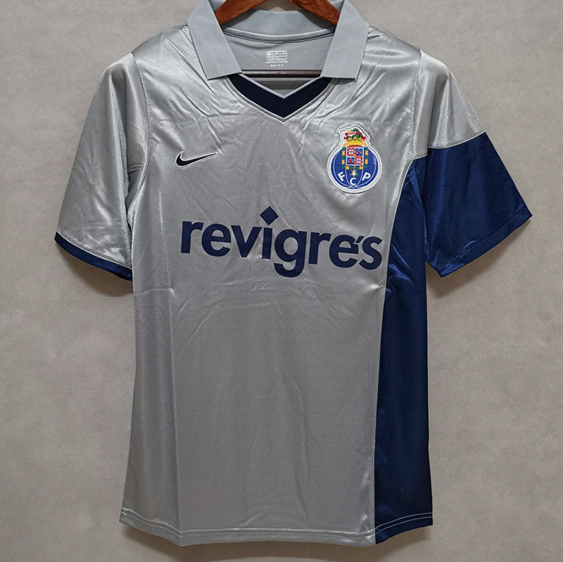 Camisola retro 2001/02 - cinza/azul