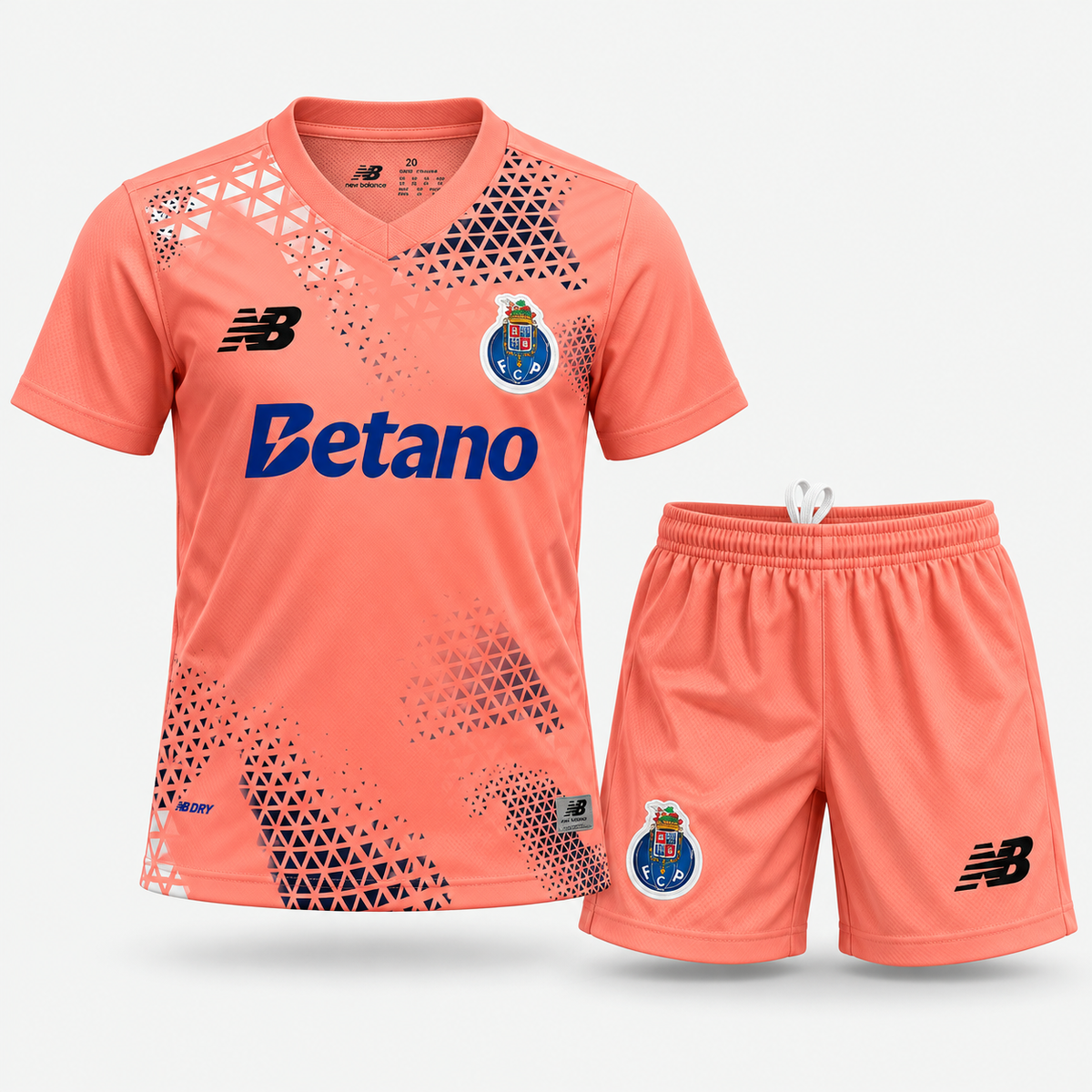 Conjunto Infantil FC Porto Guarda-Redes Laranja 2026/27