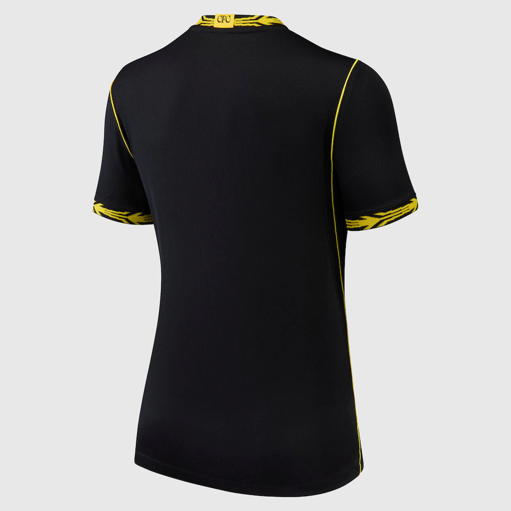 Camisola Chelsea FEMININA alternativa preta 2026/27