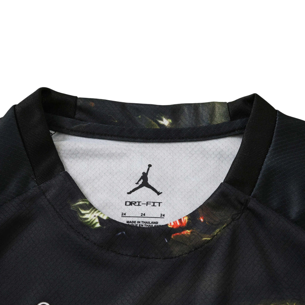 Conjunto Infantil PSG jordan 2026 Night Edition preta - LANÇAMENTO