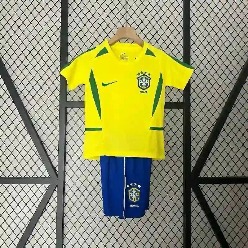 Conjunto Infantil retrô Brasil principal 2002 - amarela