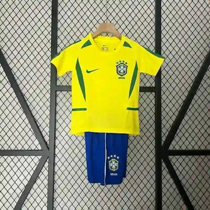 Conjunto Infantil retrô Brasil principal 2002 - amarela