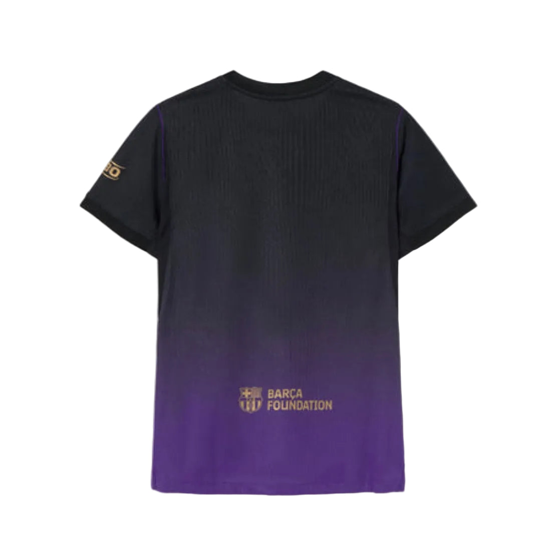 Camisola Barcelona FEMININA alternativa preta e roxa 2026/27