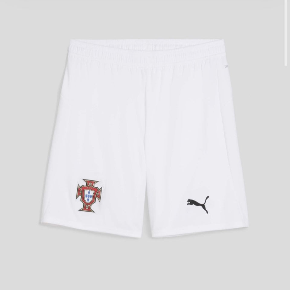 Calção adulto Seleção Portugal branco away 2025
