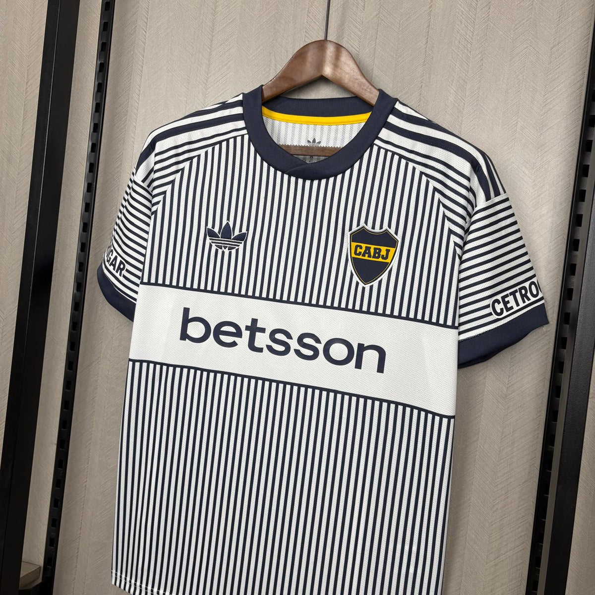 Camisola alternativa branca/azul 2026/27