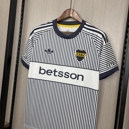 Camisola alternativa branca/azul 2026/27