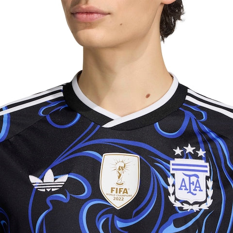 Camisola Seleção da Argentina alternativa preta/azul - Copa do Mundo 2026